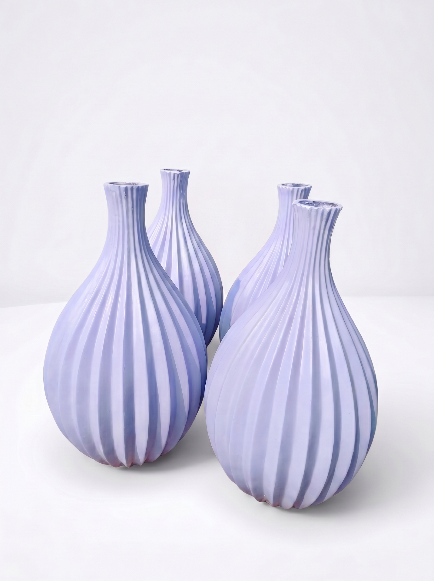 Ridged Vases