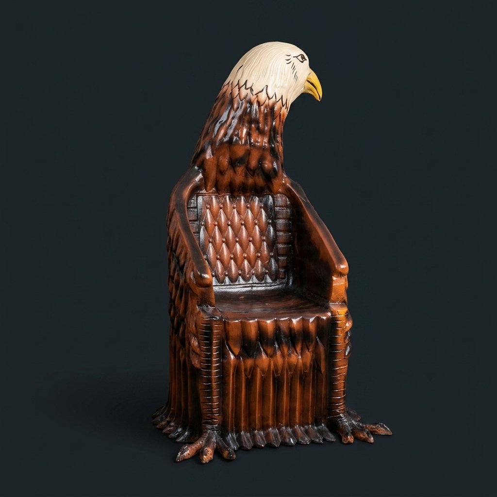 Bald Eagle Throne Chair
