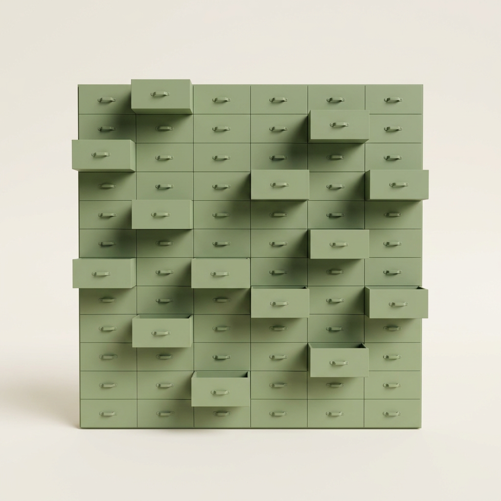 Drawer Wall in Sage