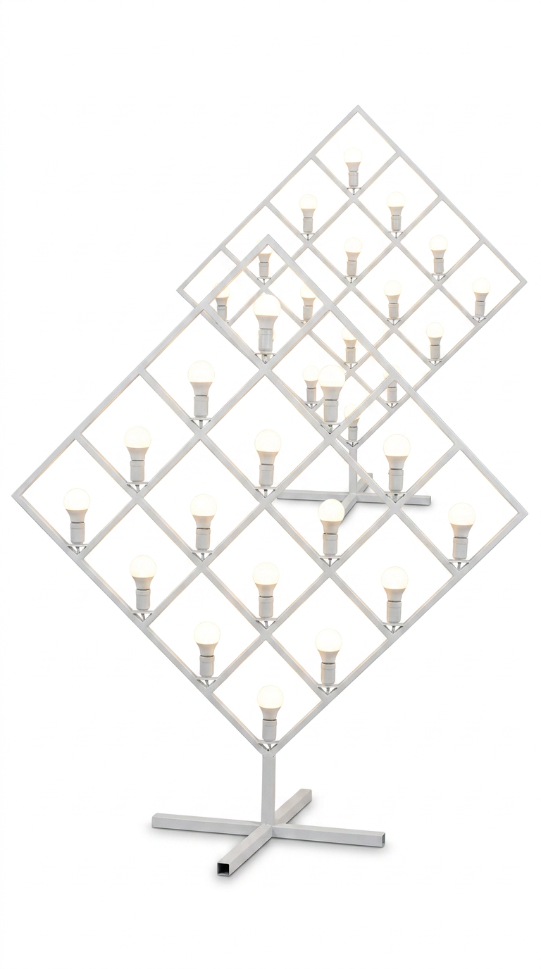 Diamond Bulb Walkway Panel Pair