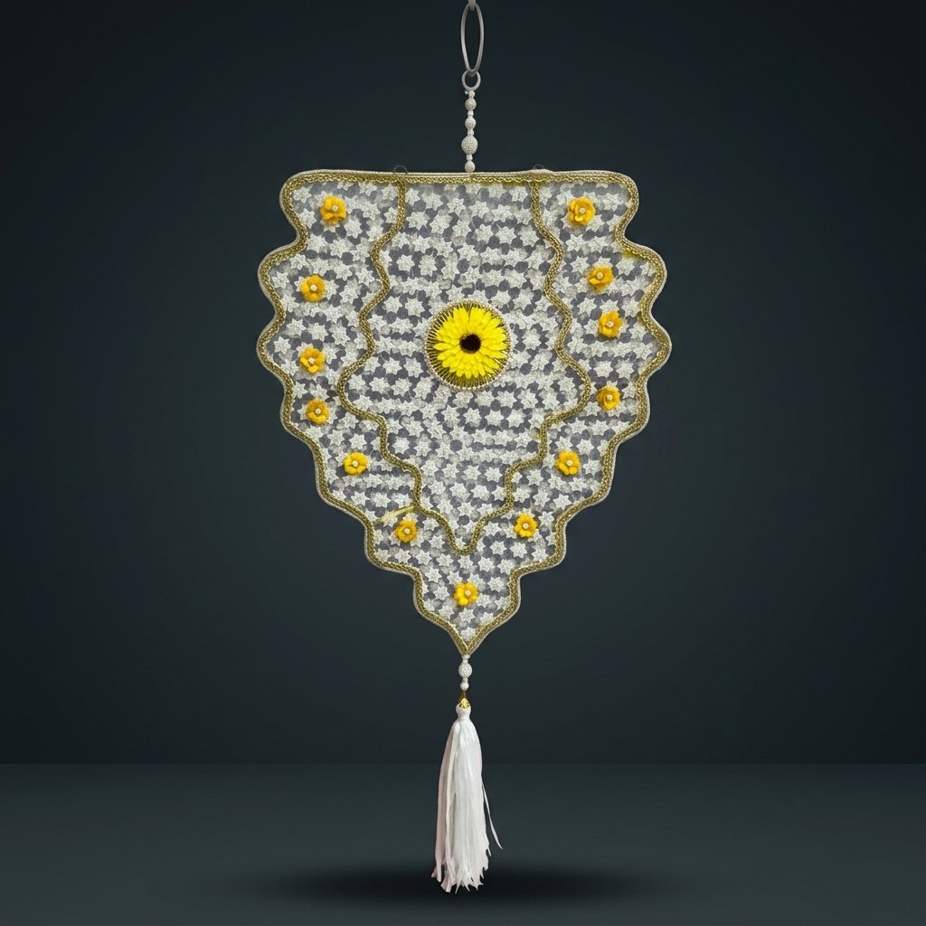 Floral Lace Wall Hanging — 286