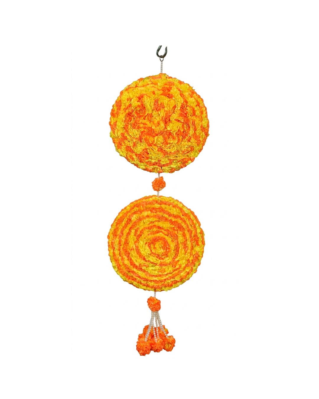 Orange Yellow Double Marigold Ball