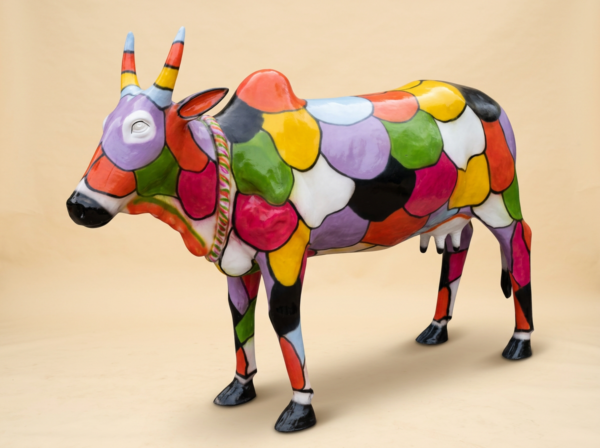 Product Scale Pattern Cow