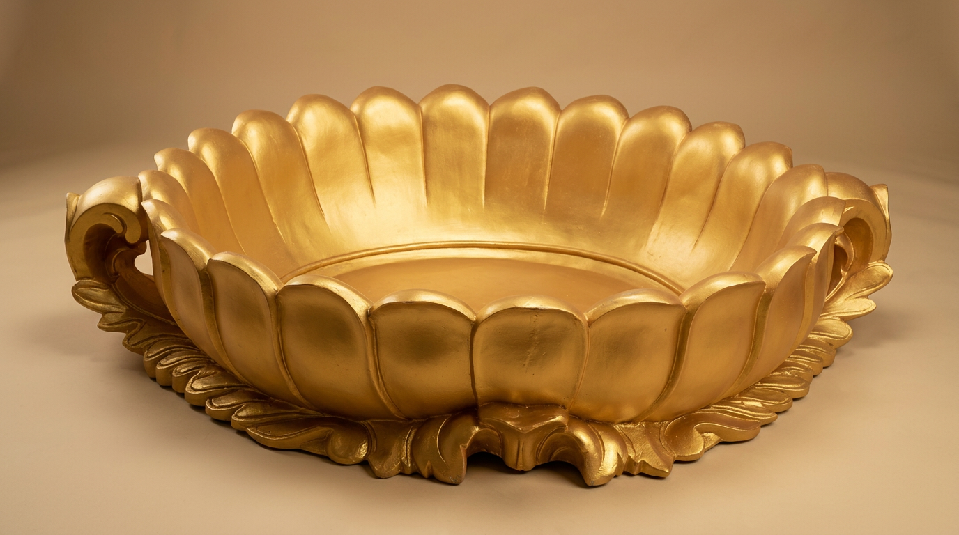 Golden Lotus Bowl