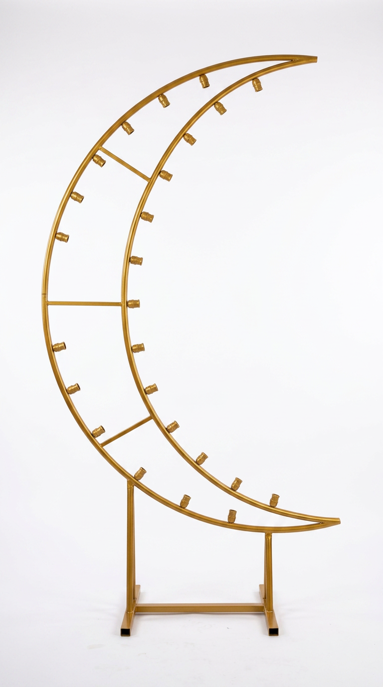 Golden Crescent Moon Arch