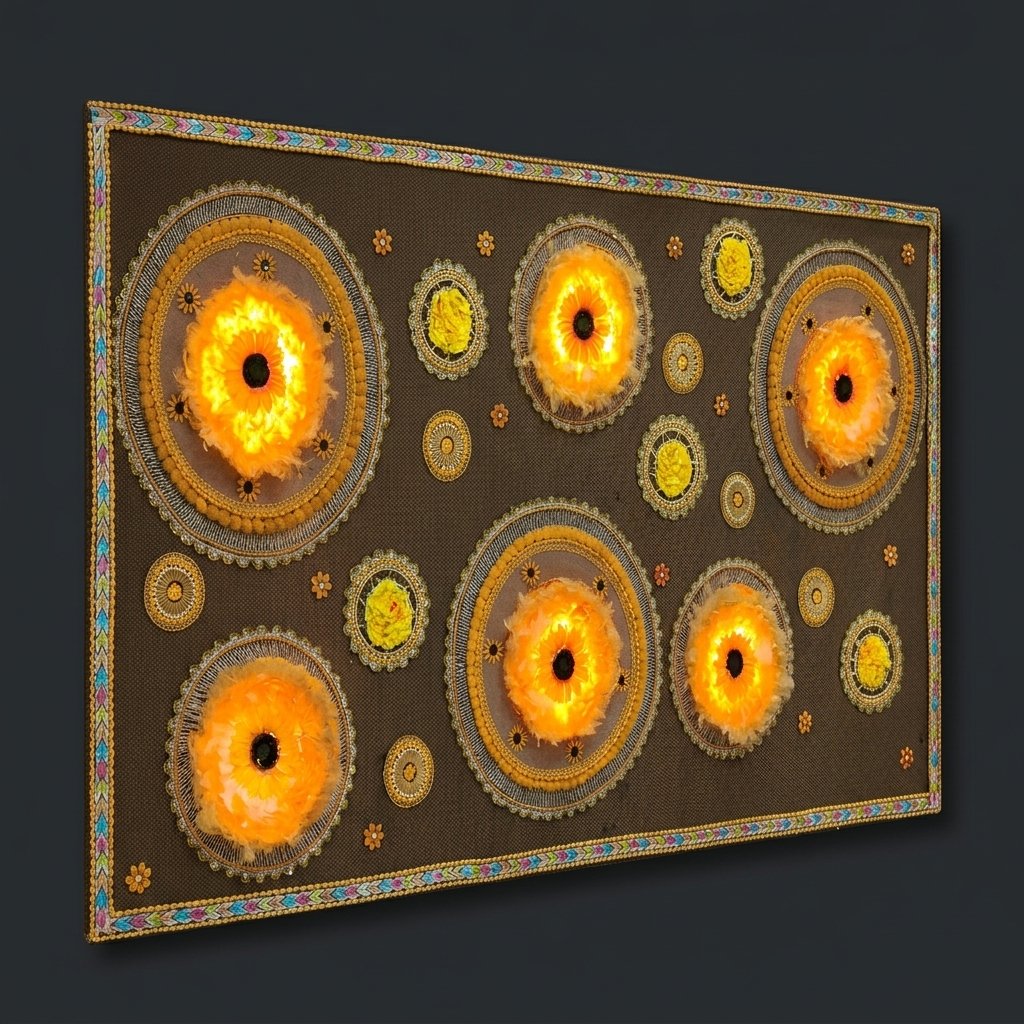 Luminous Floral Wall Art