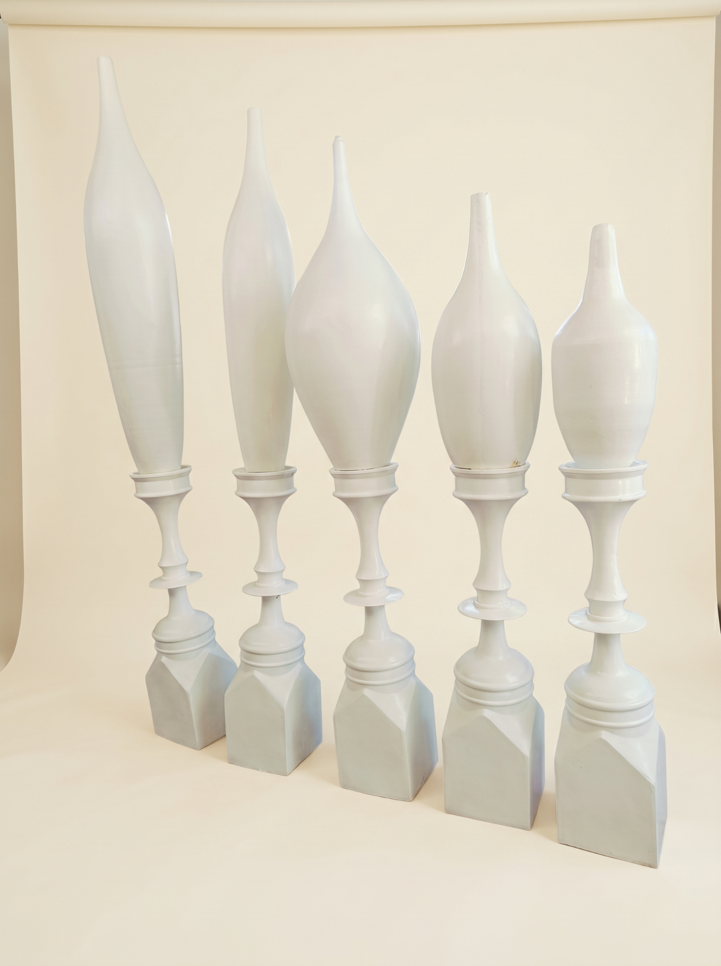 Product White Finials Set