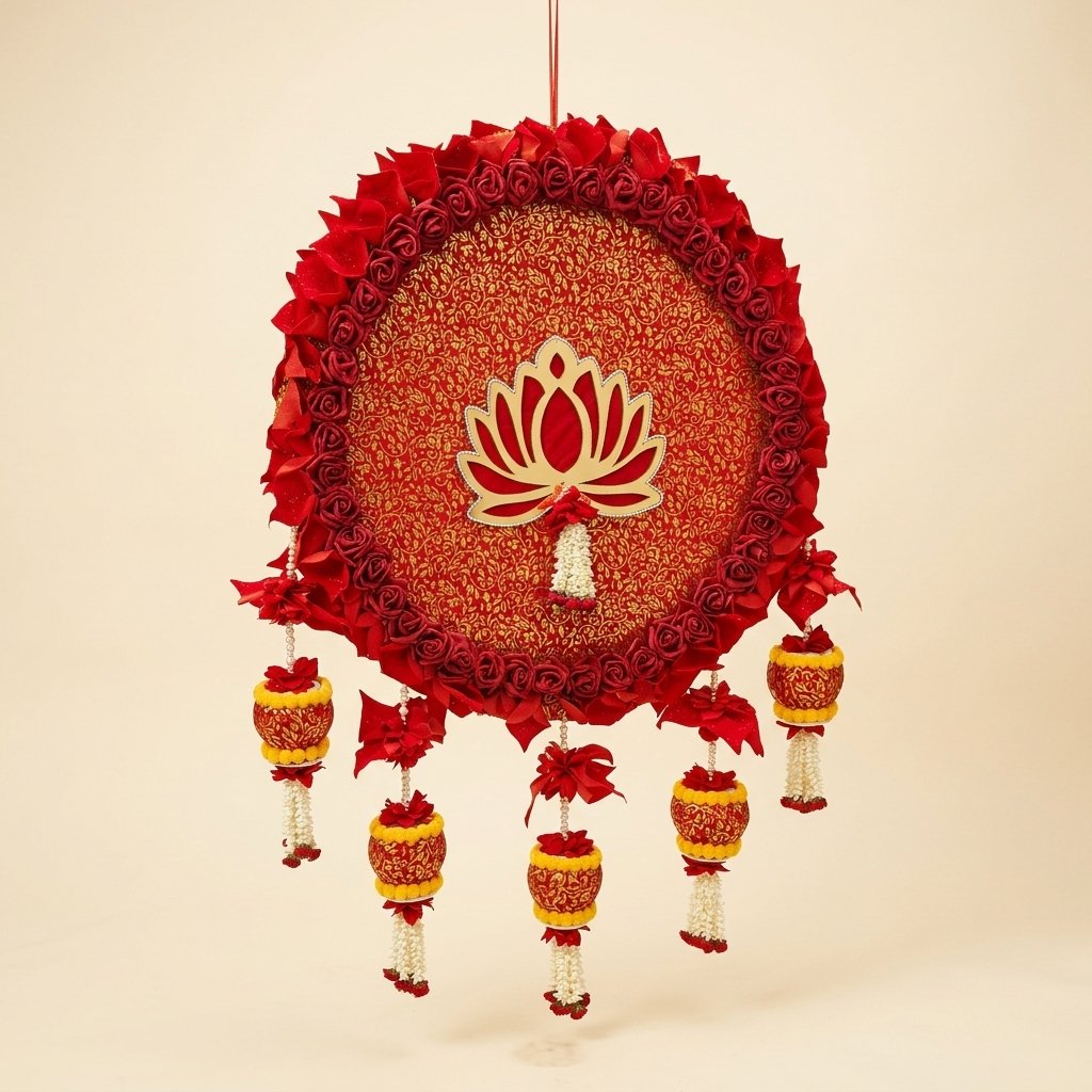 Lotus Floral Wall Hanging