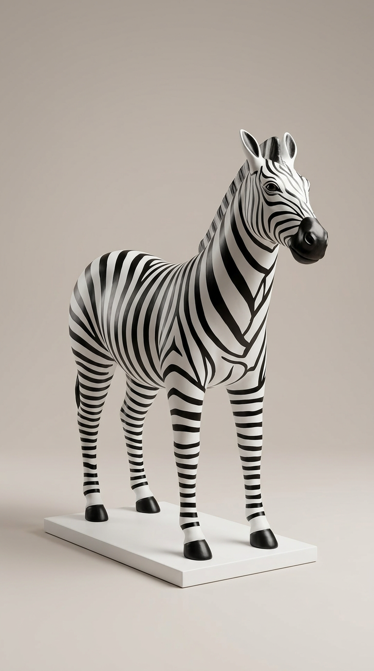 Zebra Statue Studio