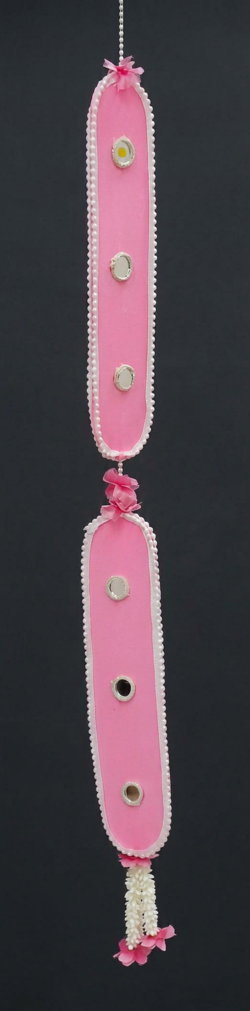 Pink Mirror Strip in Blush & Ivory
