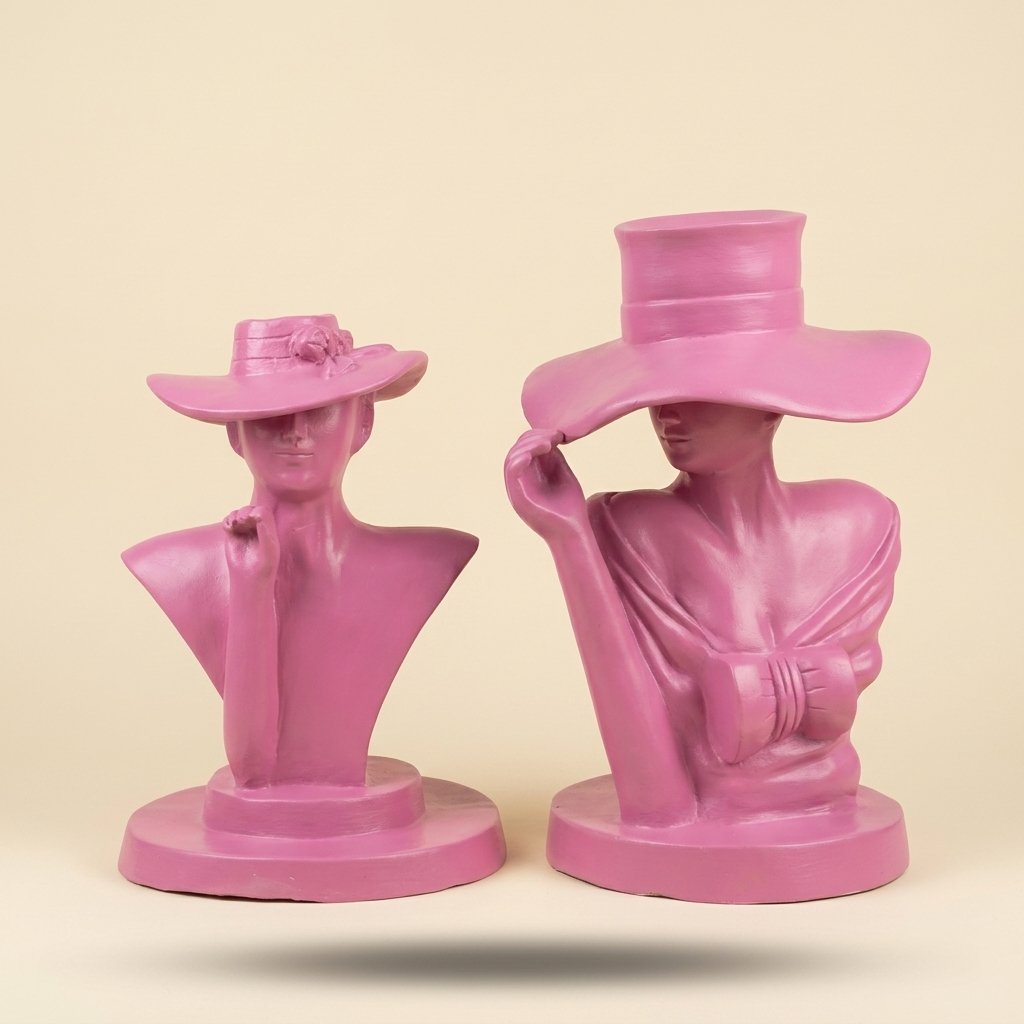 Pink Lady Bust Set