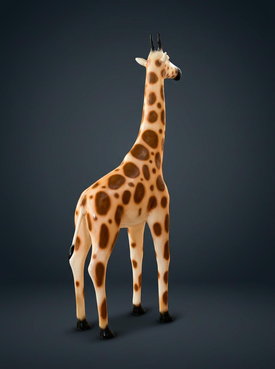 Spotted Giraffe in Natural Gloss