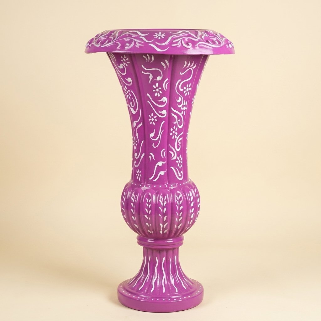 Decorative Floral Floor Vase