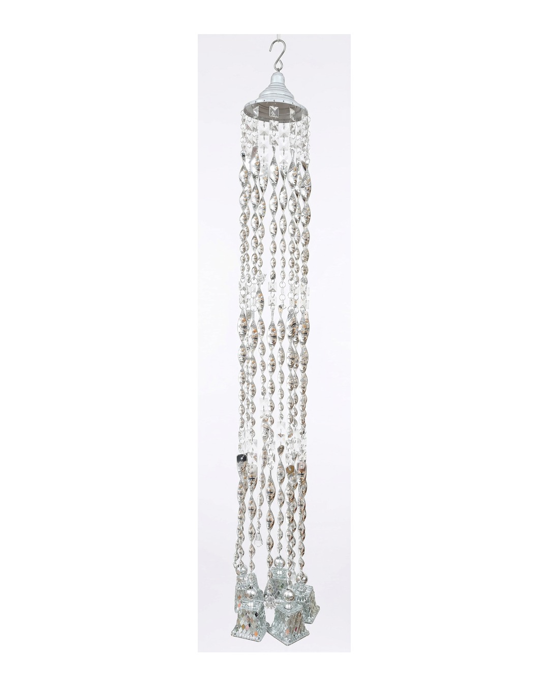 Silver Crystal Long Hanging
