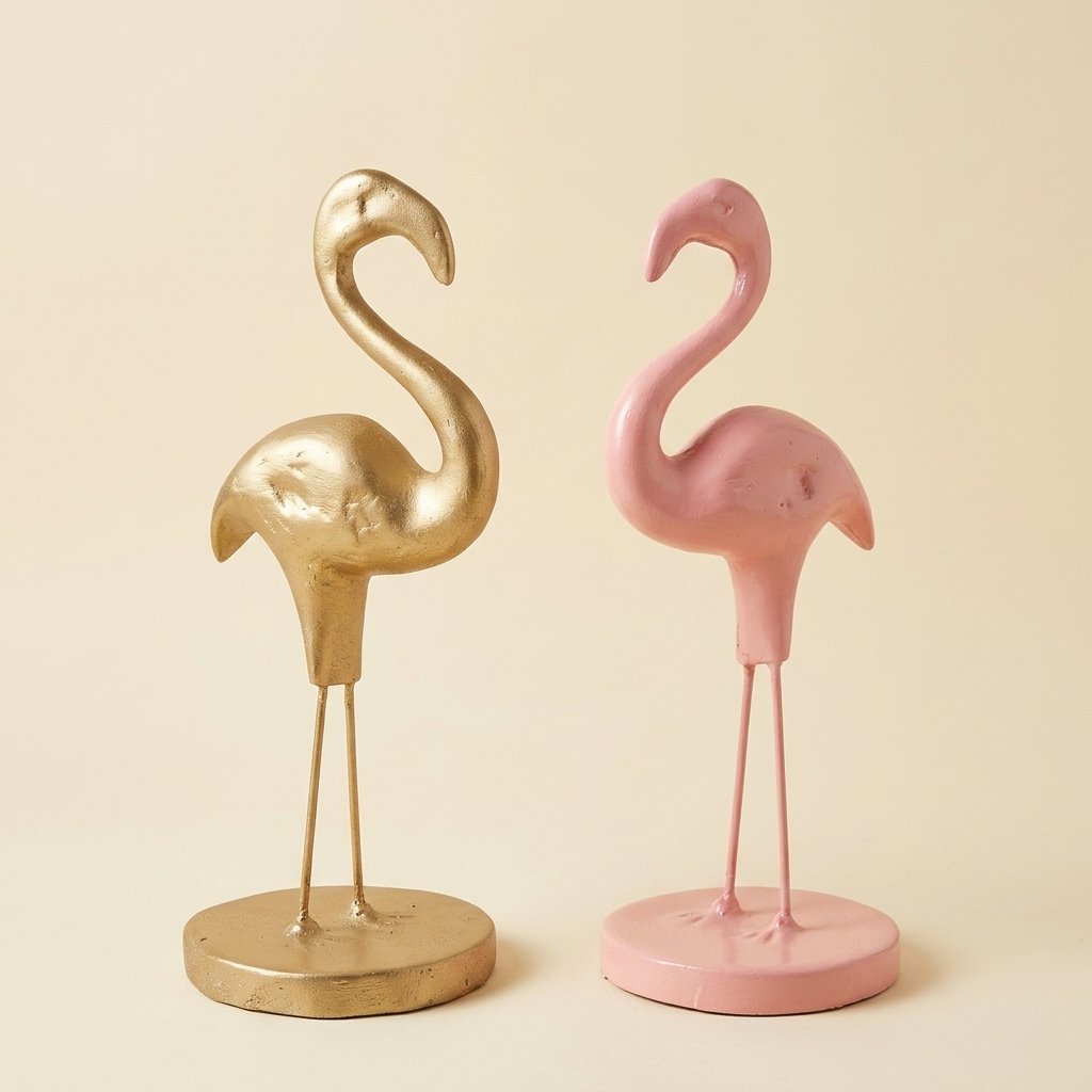 Flamingo Tabletop Statues