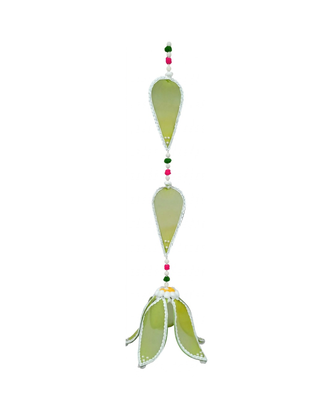 Green Teardrop Tulip Hanging
