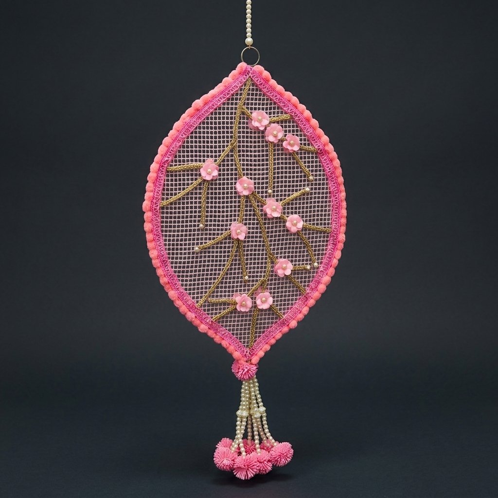 Floral Net Wall Hanging