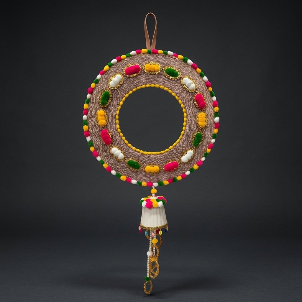 Bohemian Pom-Pom Wall Hanging