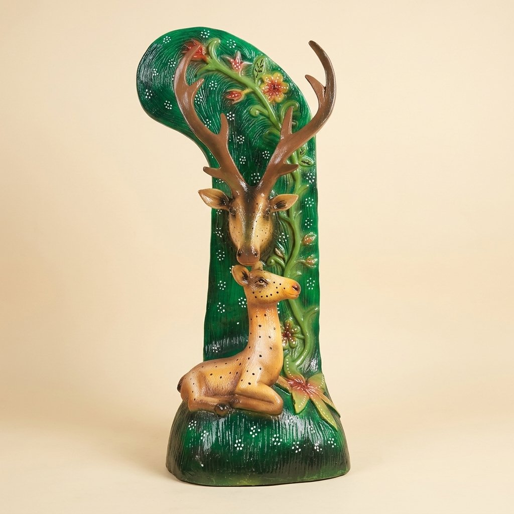 Deer Family Sculpture