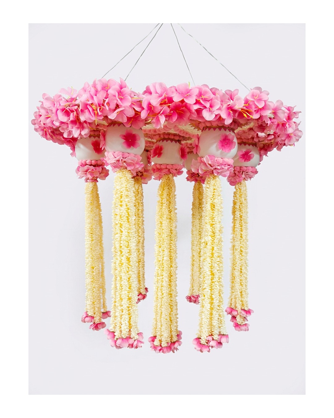 Pink Floral Canopy Hanging