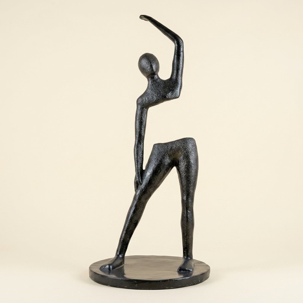 Abstract Divided Human Statue