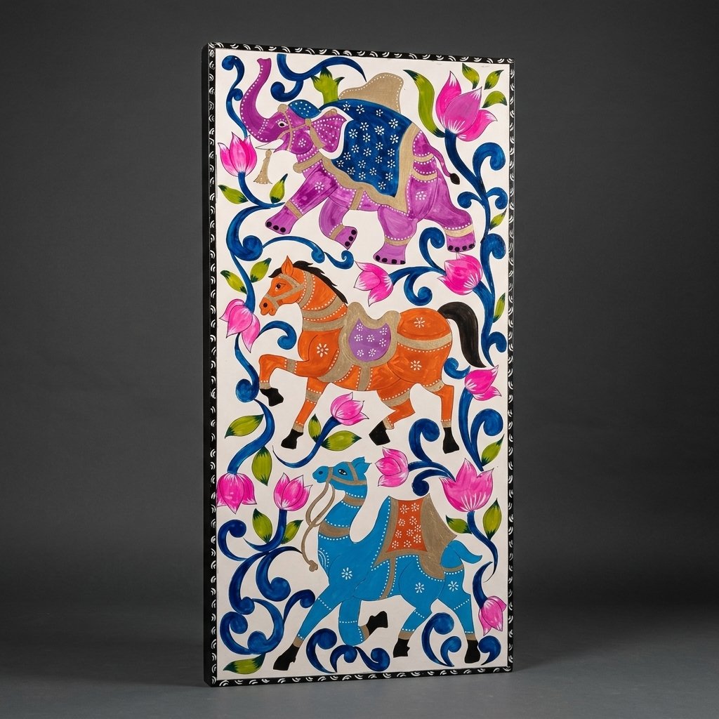 Pichwai Animal Wall Panel