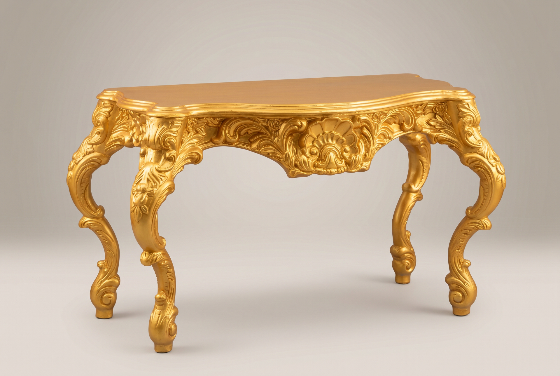 Md Gold Console Table Edited