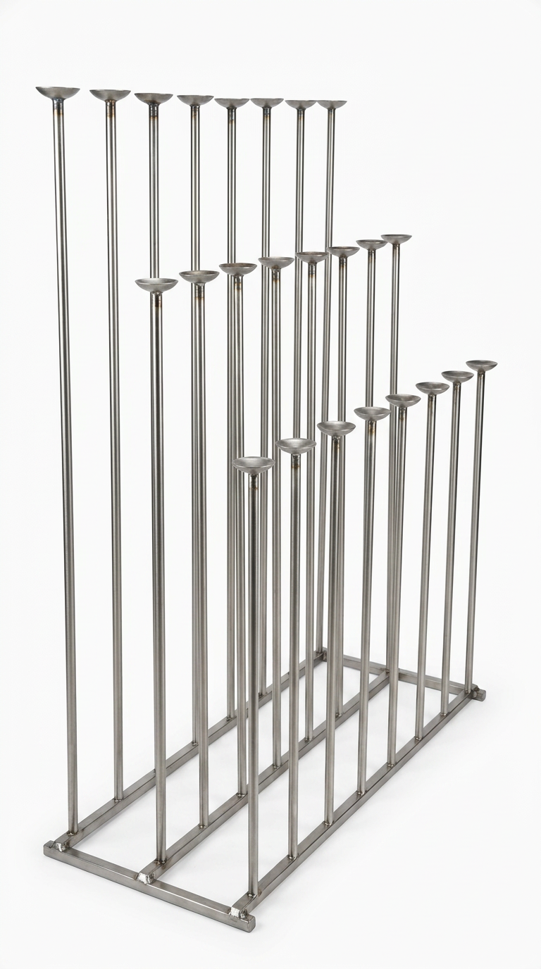 Steel Pillar Candle Rack