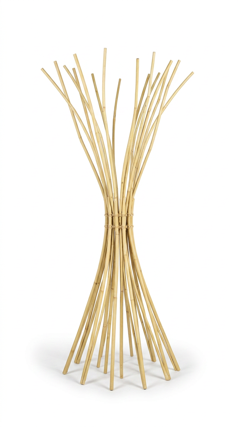 Natural Bamboo Bouquet Floor Stand
