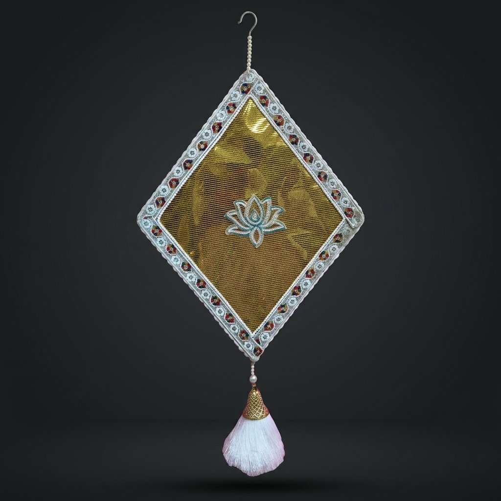 Lotus Diamond Wall Hanging