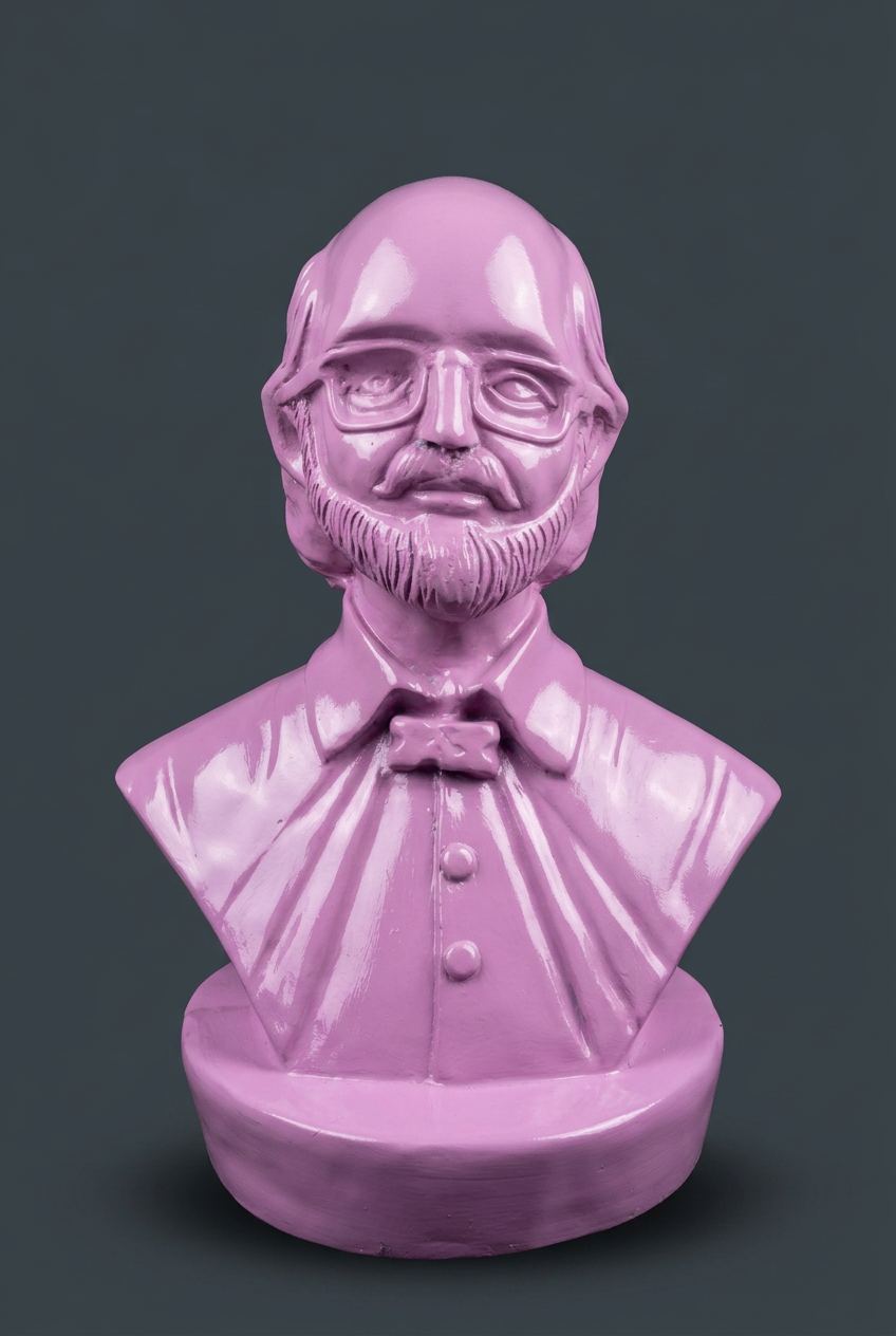 Lavender Scholar Face Bust — MD 1048