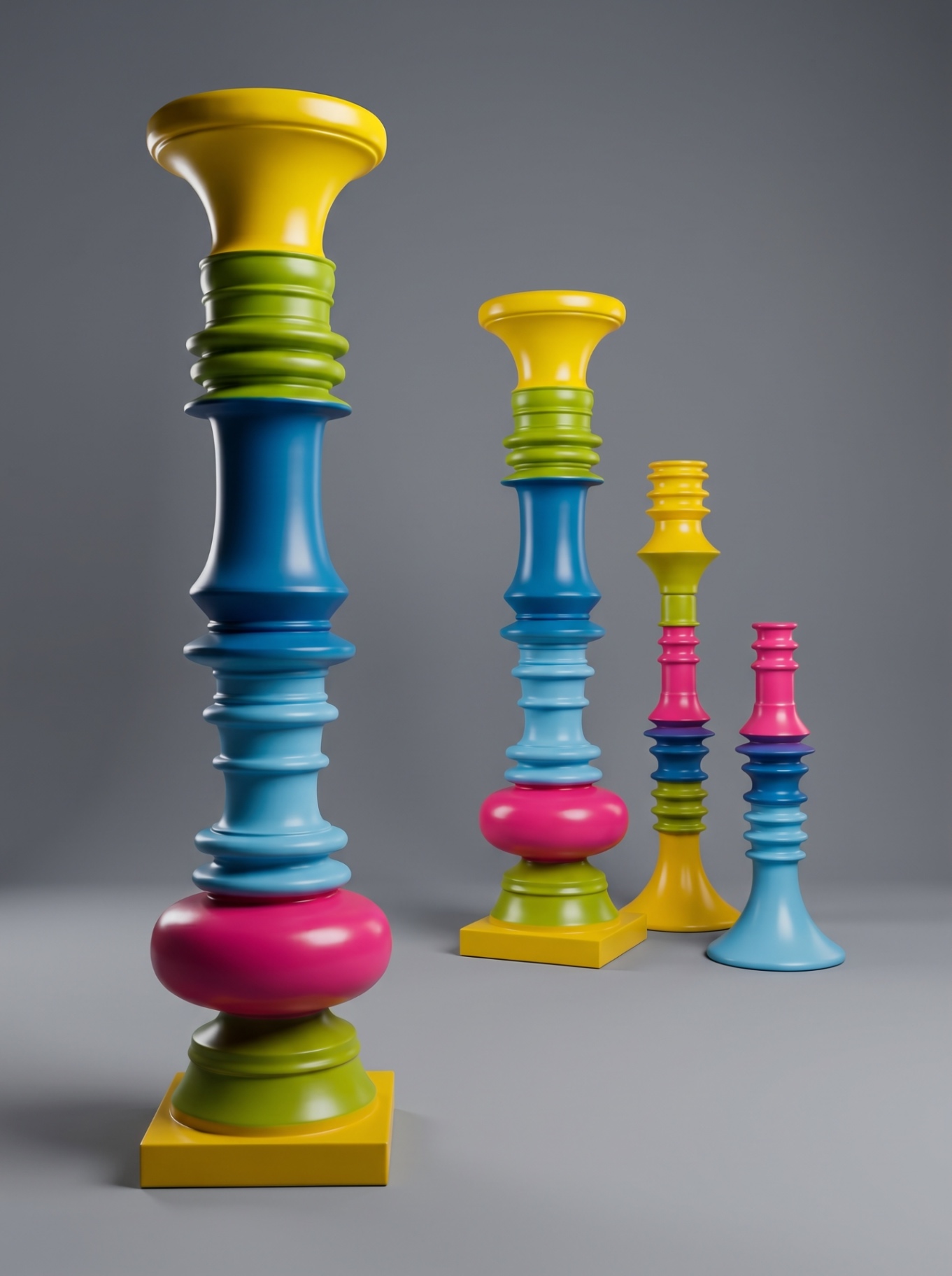 Rainbow Pedestals Studio