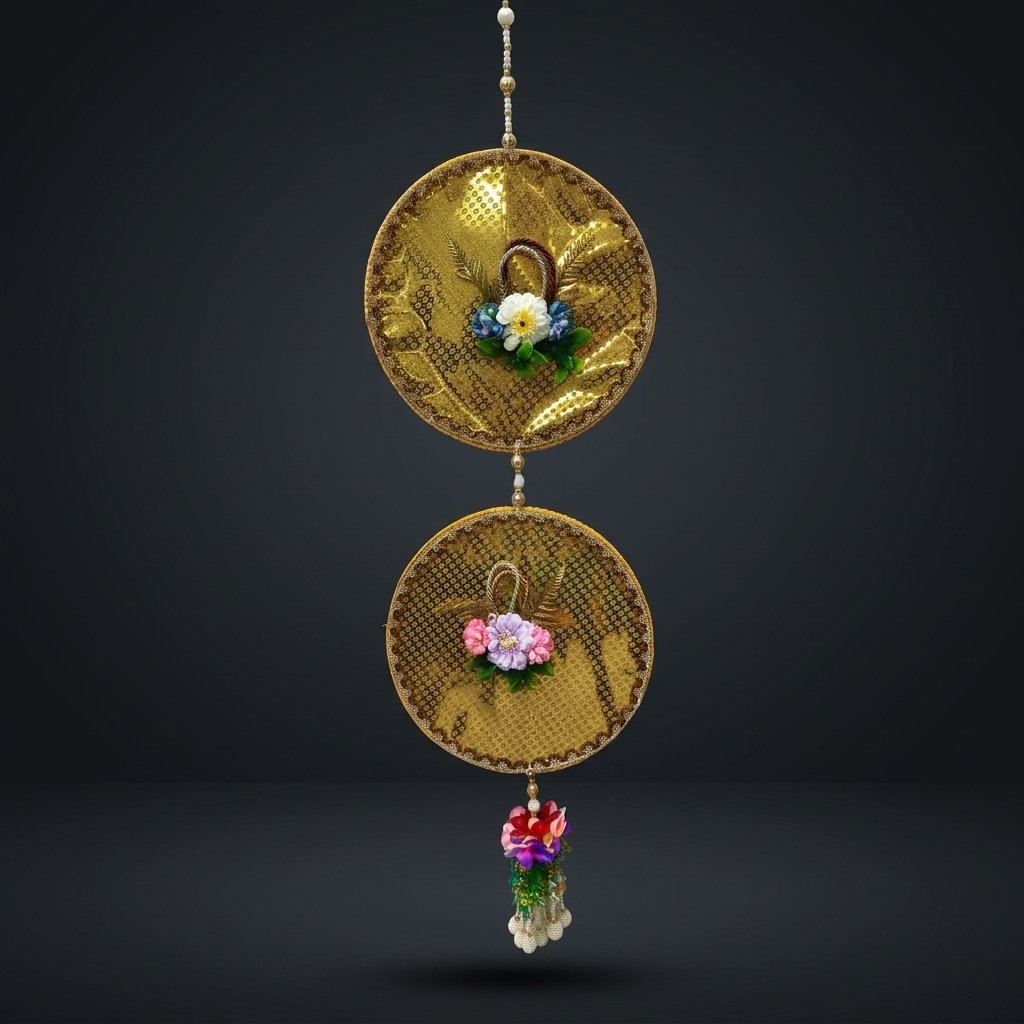 Floral Medallion Hanging Decor