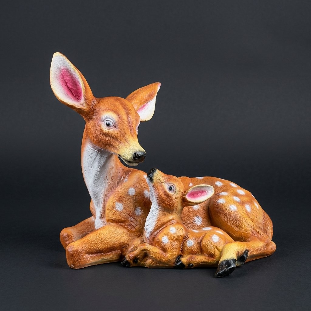 Deer and Fawn Statue