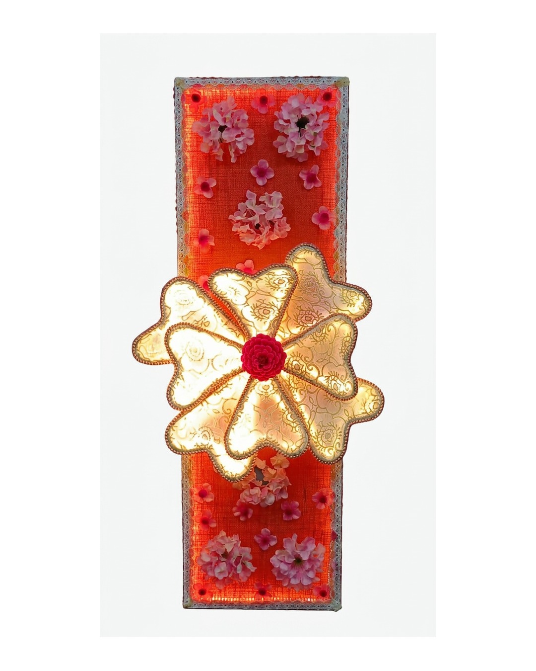 Led Rectangular Floral Panel