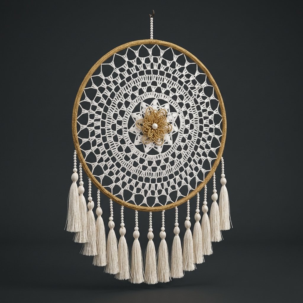 Macrame Mandala Dream Catcher