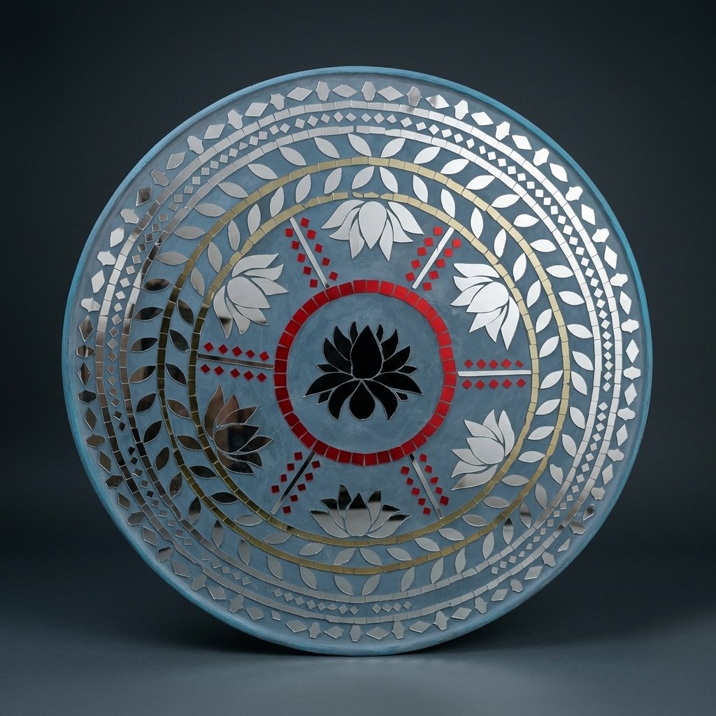 Lotus Mandala Lippan Art