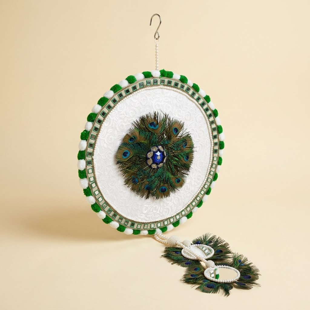 Peacock Feather Wall Hanging — 207