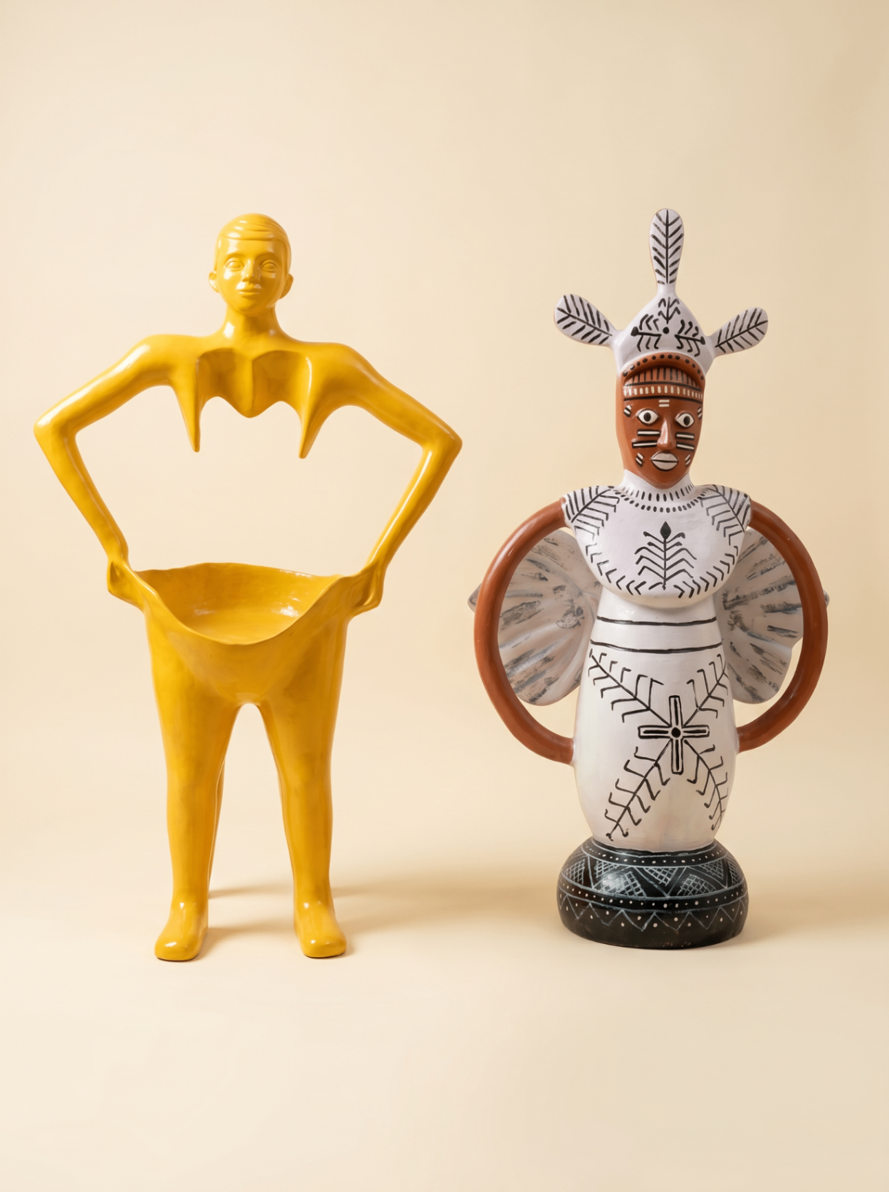 Product Yellow Chair Tribal Pitcher