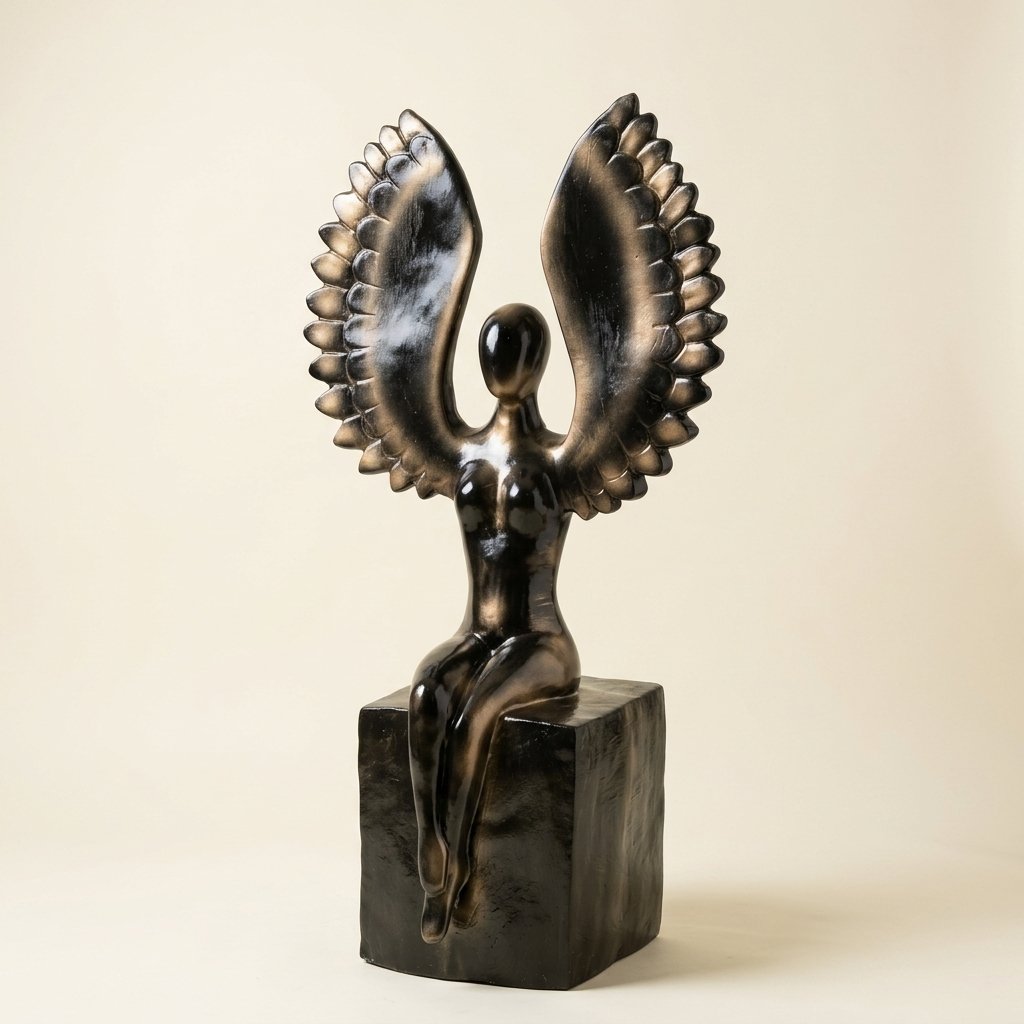 Sitting Angel Statue