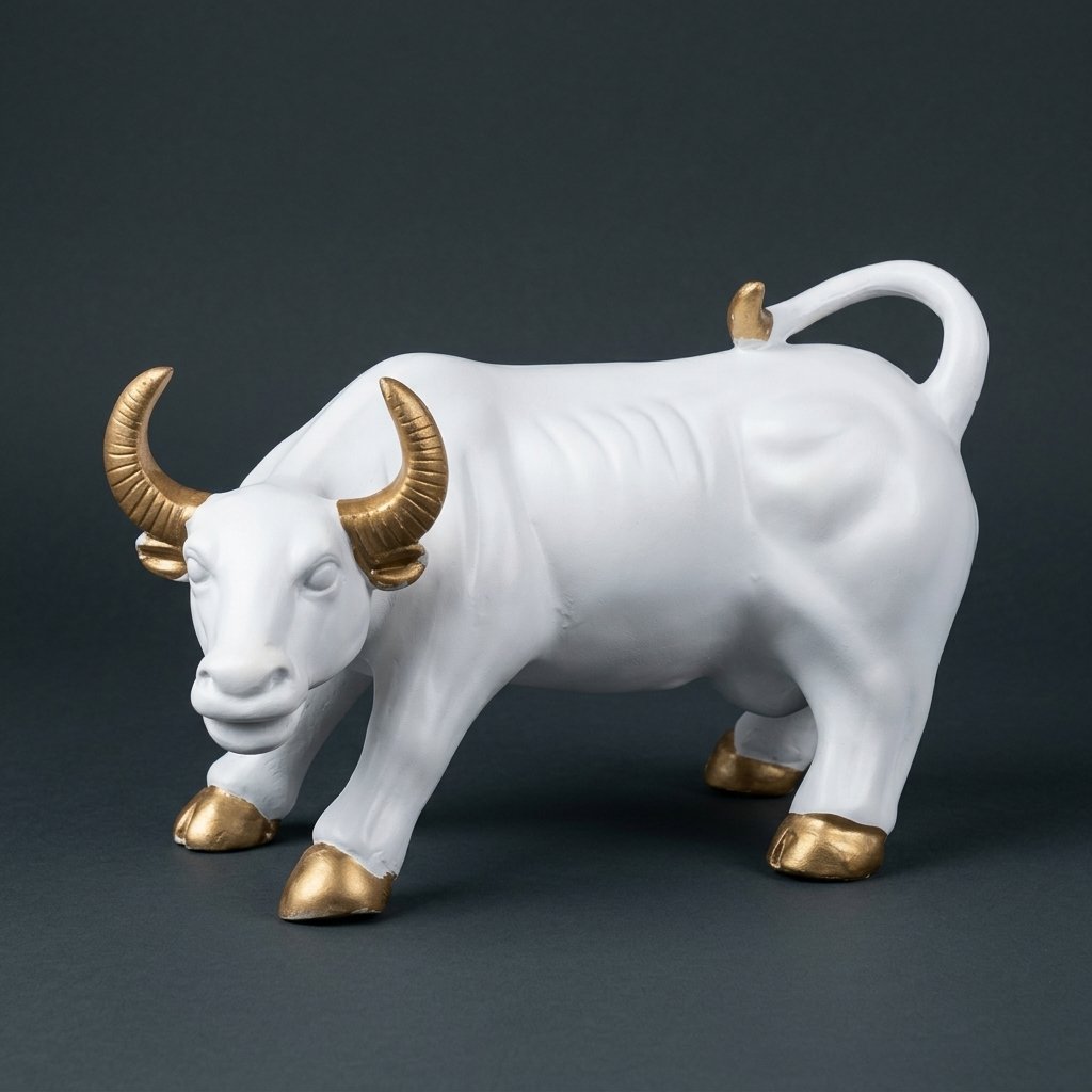 Charging Bull Figurine