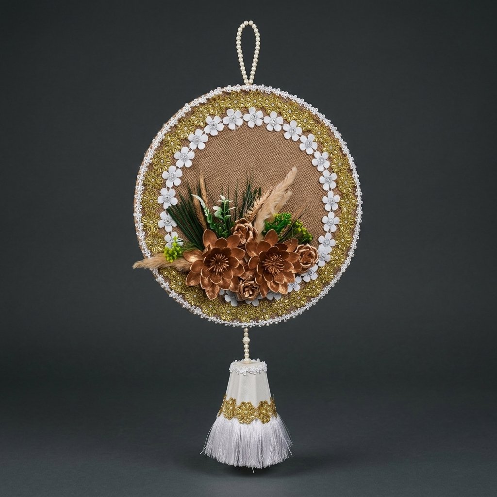 Floral Jute Wall Hanging — 265