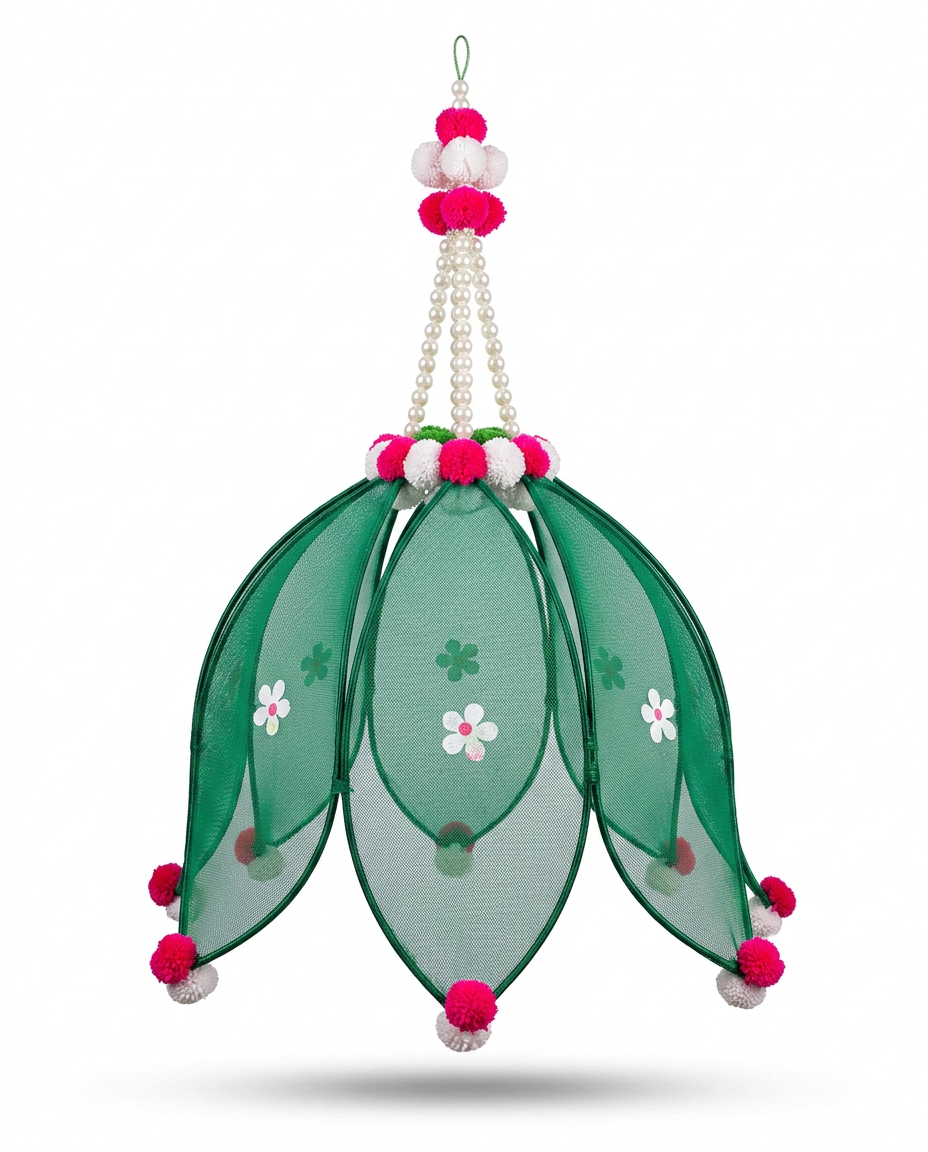Green Flower Hanging