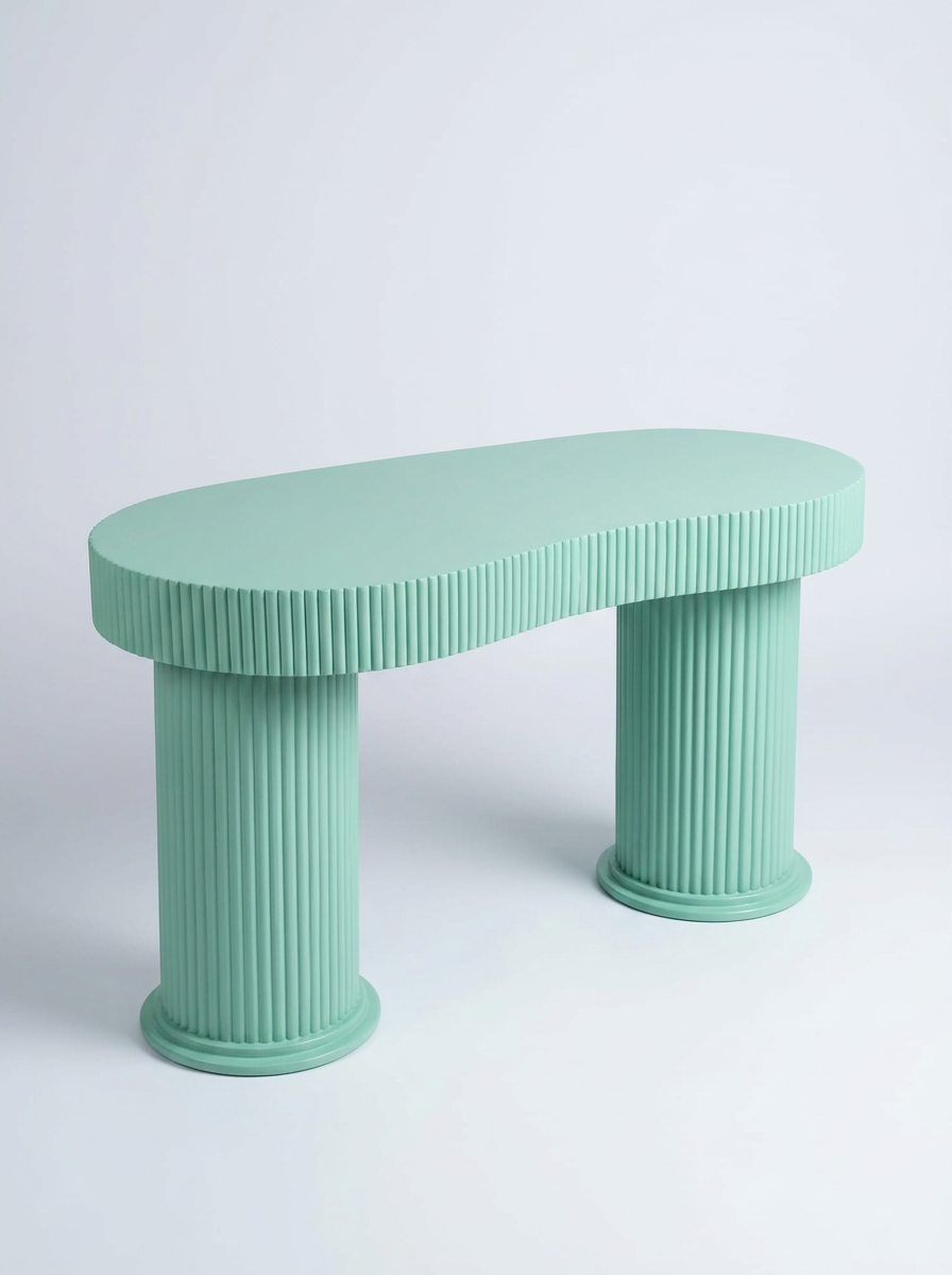 Fluted Console Table