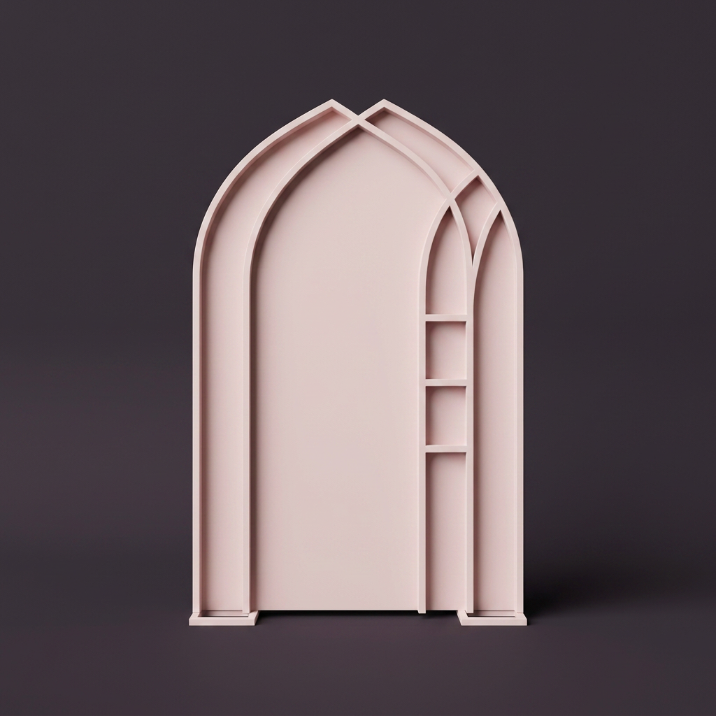 Gothic Shelf Arch in Blush