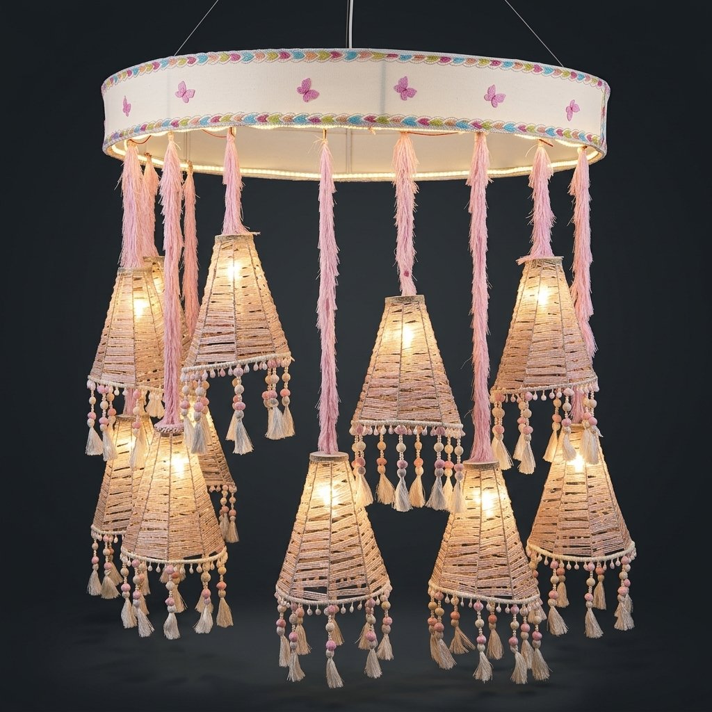 Boho Tassel Chandelier