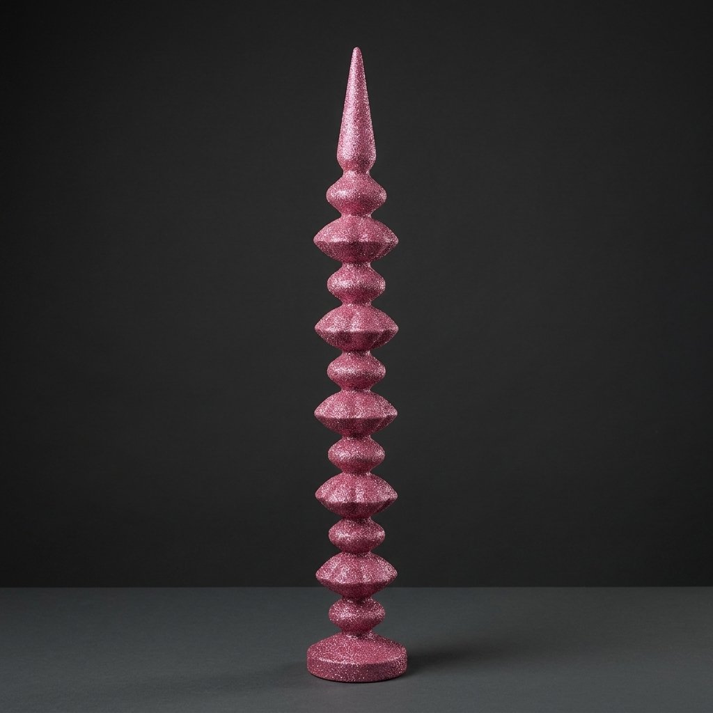 Glitter Finial Table Decor