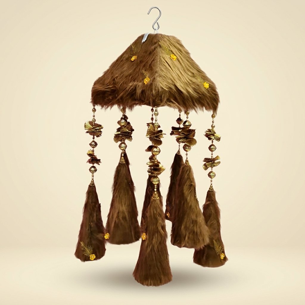 Faux Fur Hanging Mobile