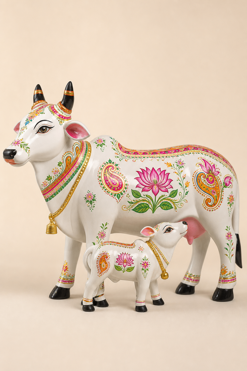 Product Cow Calf Floral Bright