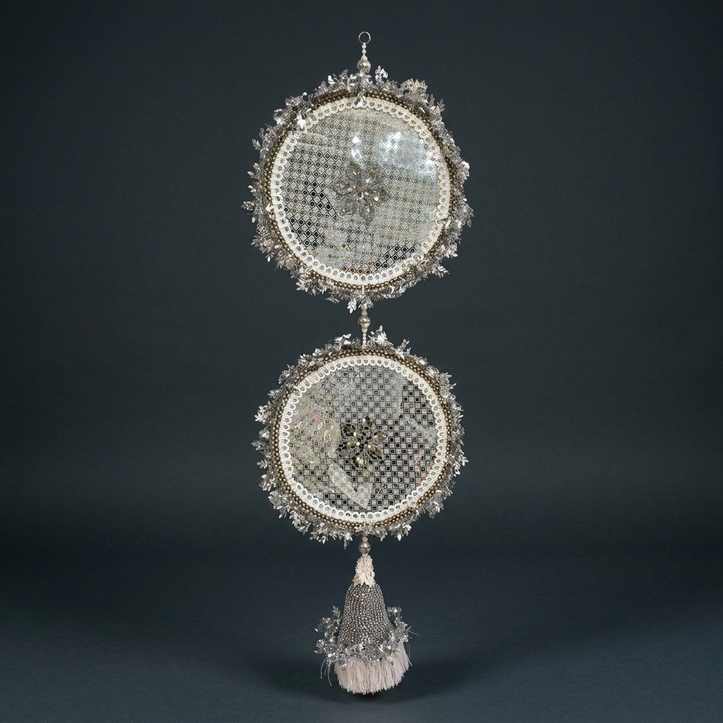 Beaded Medallion Wall Hanging
